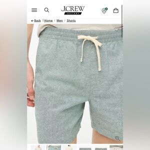 J. Crew Men's Olive Athletic Shorts